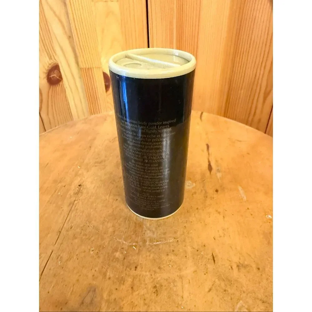 AVON RARE GOLD SHIMMERING BODY TALC POWDER 1.4 OZ. (7877)